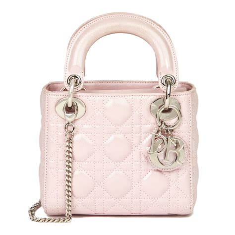 mini lady dior matte pink|dior leather handbags.